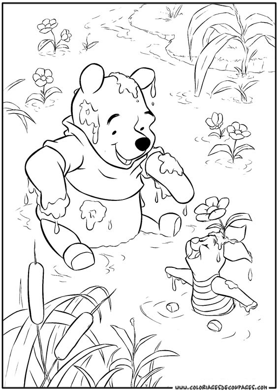 Dibujo para colorear: Winnie the Pooh (Películas de animación) #28775 - Dibujos para Colorear e Imprimir Gratis