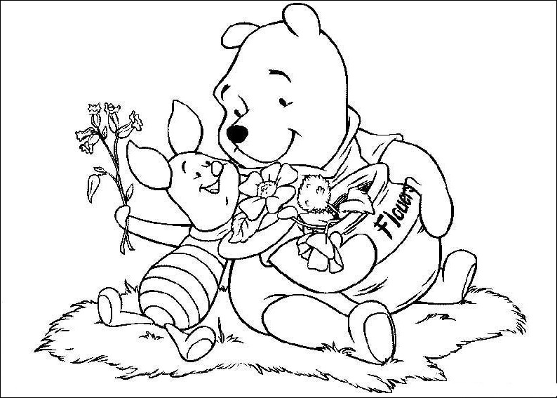 Dibujo para colorear: Winnie the Pooh (Películas de animación) #28797 - Dibujos para Colorear e Imprimir Gratis