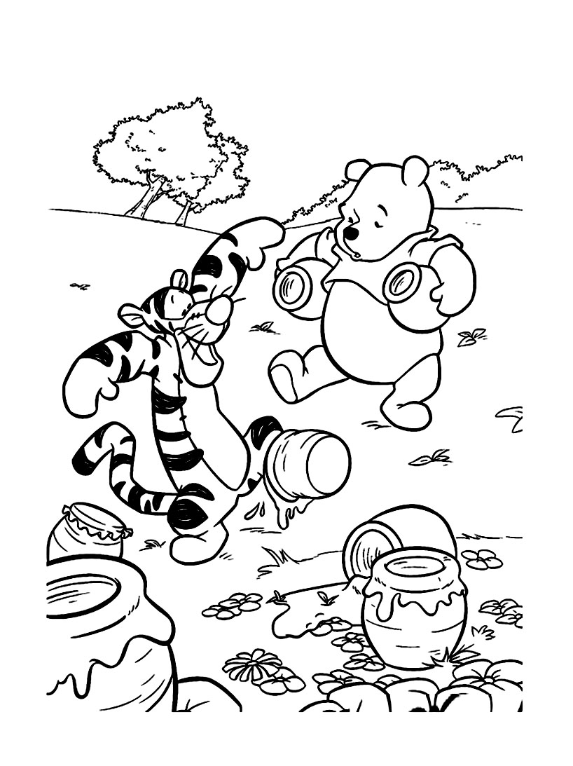 Dibujo para colorear: Winnie the Pooh (Películas de animación) #28798 - Dibujos para Colorear e Imprimir Gratis