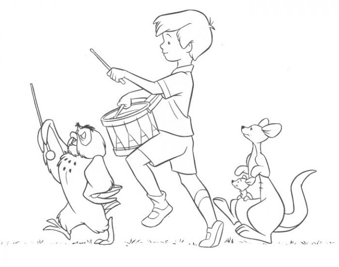 Dibujo para colorear: Winnie the Pooh (Películas de animación) #28831 - Dibujos para Colorear e Imprimir Gratis