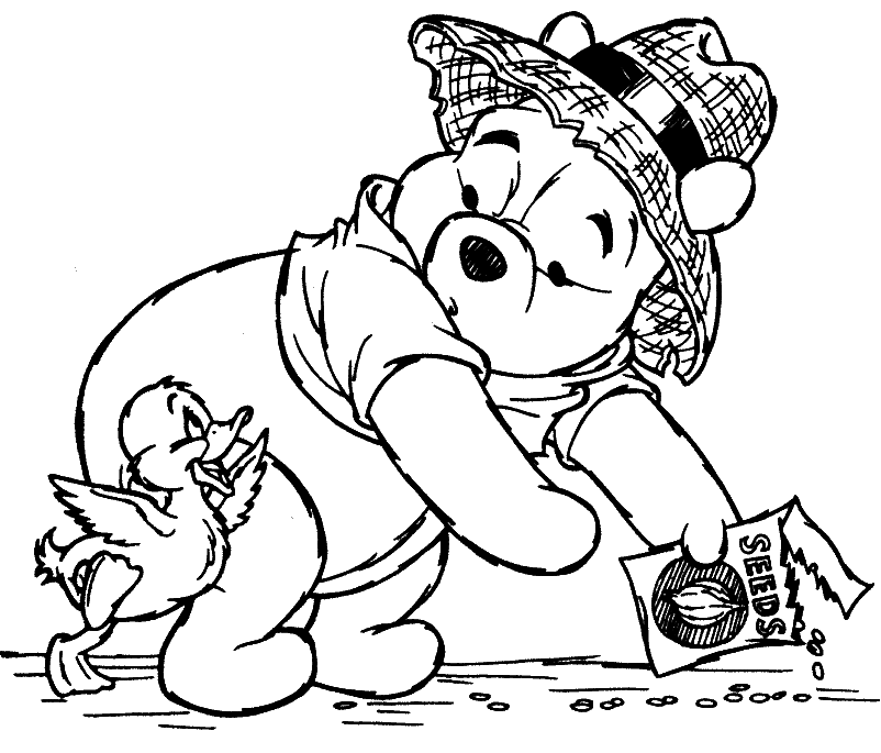 Dibujo para colorear: Winnie the Pooh (Películas de animación) #28842 - Dibujos para Colorear e Imprimir Gratis