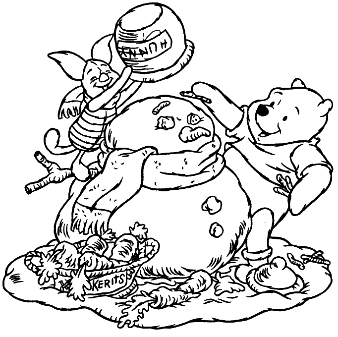 Dibujo para colorear: Winnie the Pooh (Películas de animación) #28854 - Dibujos para Colorear e Imprimir Gratis
