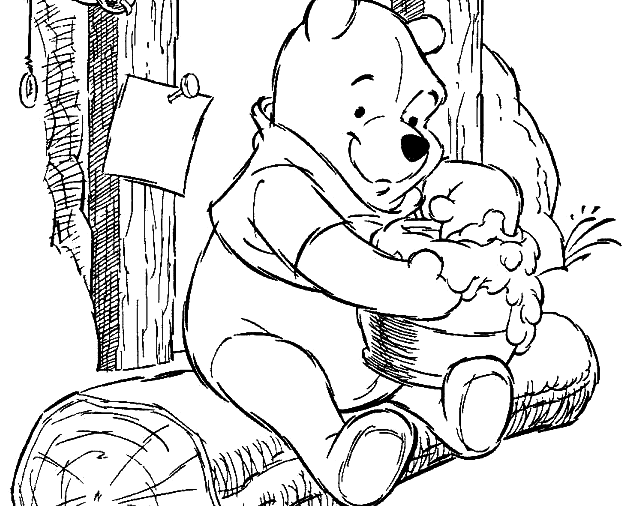 Dibujo para colorear: Winnie the Pooh (Películas de animación) #28864 - Dibujos para Colorear e Imprimir Gratis