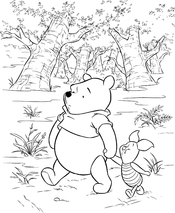 Dibujo para colorear: Winnie the Pooh (Películas de animación) #28910 - Dibujos para Colorear e Imprimir Gratis