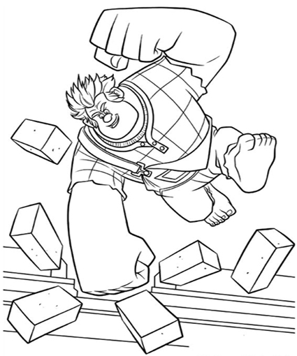 Dibujo para colorear: Wreck-It Ralph (Películas de animación) #130555 - Dibujos para Colorear e Imprimir Gratis