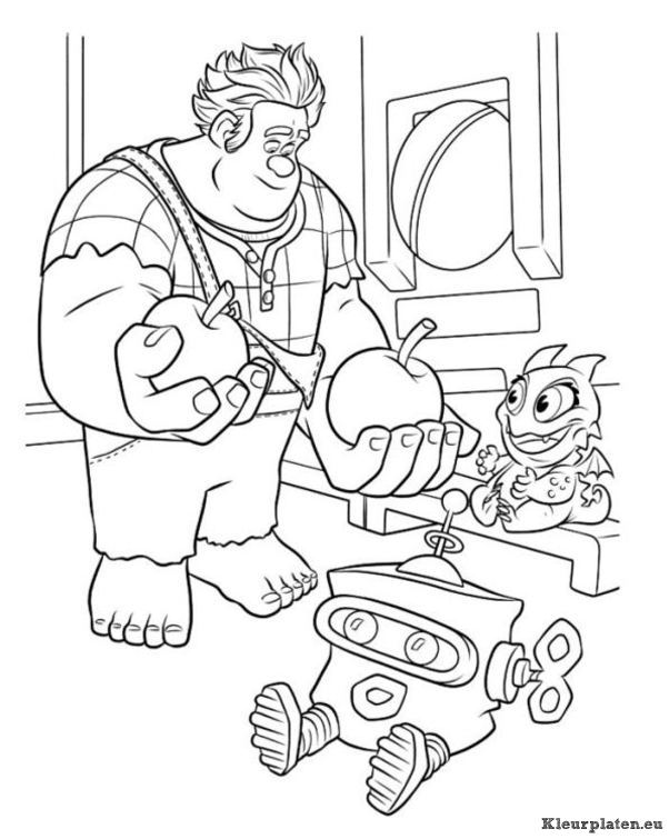 Dibujo para colorear: Wreck-It Ralph (Películas de animación) #130678 - Dibujos para Colorear e Imprimir Gratis