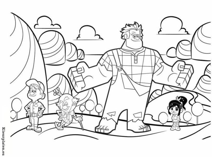 Dibujo para colorear: Wreck-It Ralph (Películas de animación) #130686 - Dibujos para Colorear e Imprimir Gratis