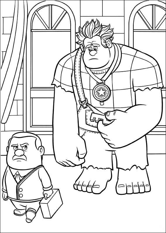 Dibujo para colorear: Wreck-It Ralph (Películas de animación) #130690 - Dibujos para Colorear e Imprimir Gratis