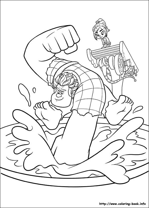 Dibujo para colorear: Wreck-It Ralph (Películas de animación) #130693 - Dibujos para Colorear e Imprimir Gratis