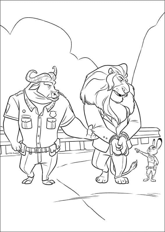 Dibujo gratuito Zootopia #221716 de la coleccion Películas de Animación para imprimir