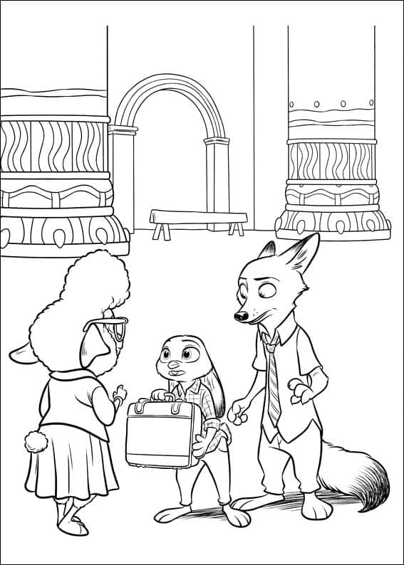 Dibujo gratuito Zootopia #221734 de la coleccion Películas de Animación para imprimir