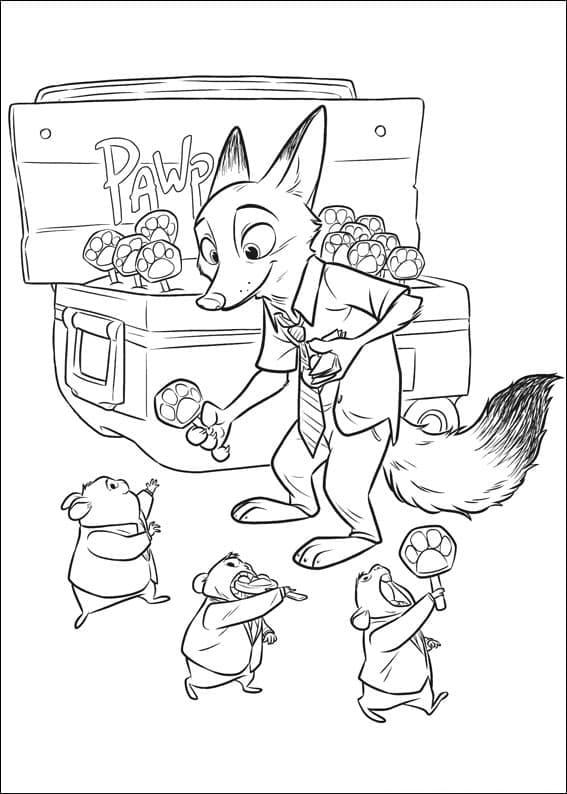 Dibujo gratuito Zootopia #221735 de la coleccion Películas de Animación para imprimir Dibujo gratuito Zootopia #221735 de la coleccion Películas de Animación para imprimir