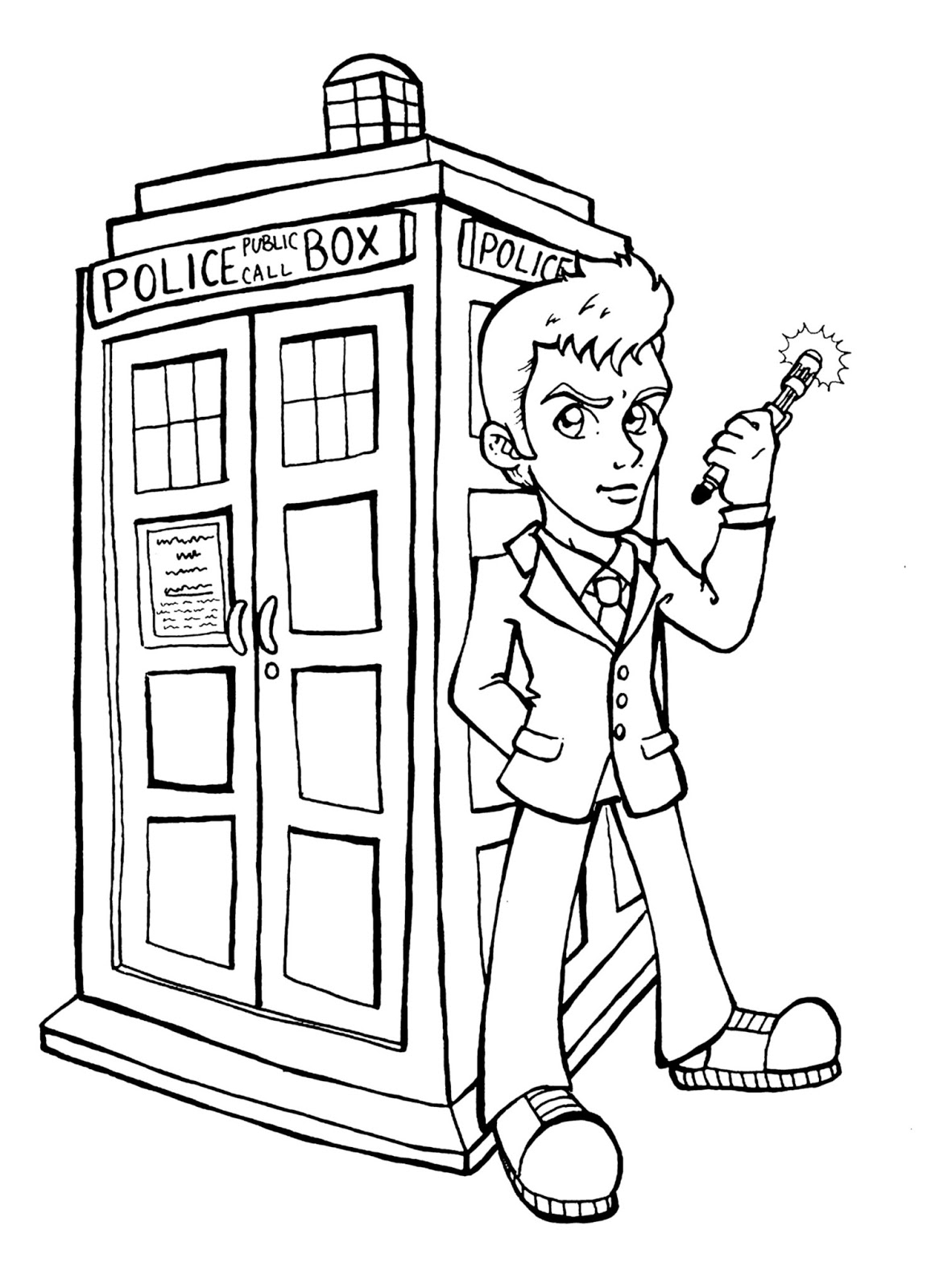 Dibujo para colorear: Doctor Who (Películas y Series de TV) #153126 - Dibujos para Colorear e Imprimir Gratis