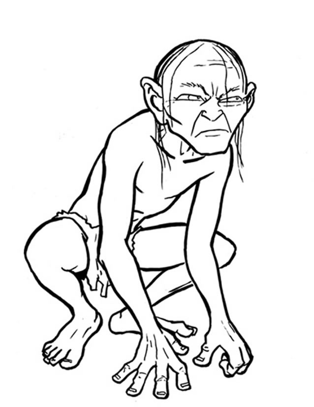 Dibujo para colorear: El Señor de los Anillos (Películas y Series de TV) #69901 - Dibujos para Colorear e Imprimir Gratis