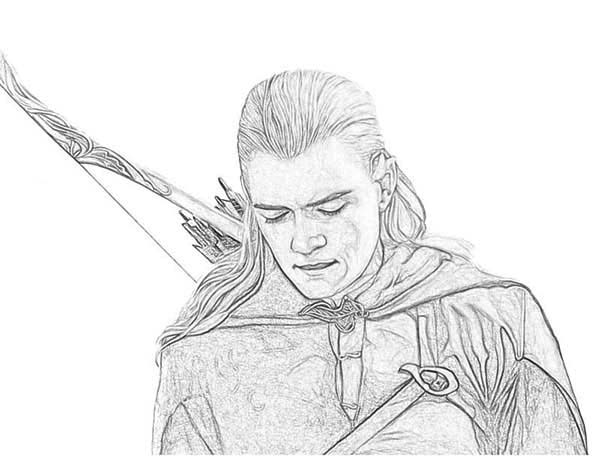 Dibujo para colorear: El Señor de los Anillos (Películas y Series de TV) #70003 - Dibujos para Colorear e Imprimir Gratis