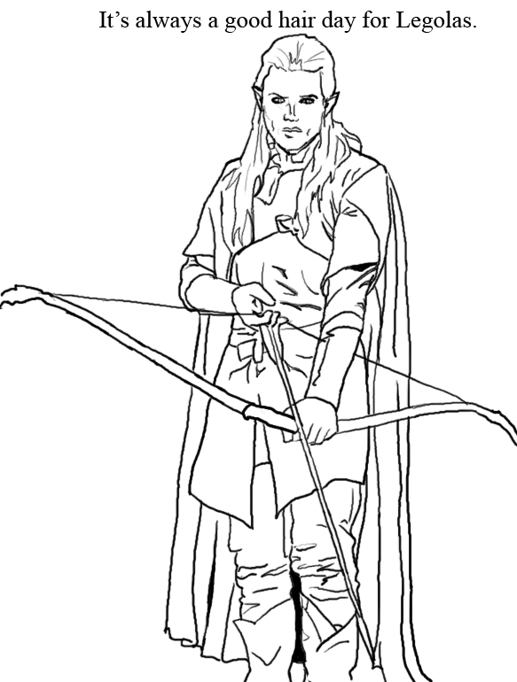 Dibujo para colorear: El Señor de los Anillos (Películas y Series de TV) #70017 - Dibujos para Colorear e Imprimir Gratis