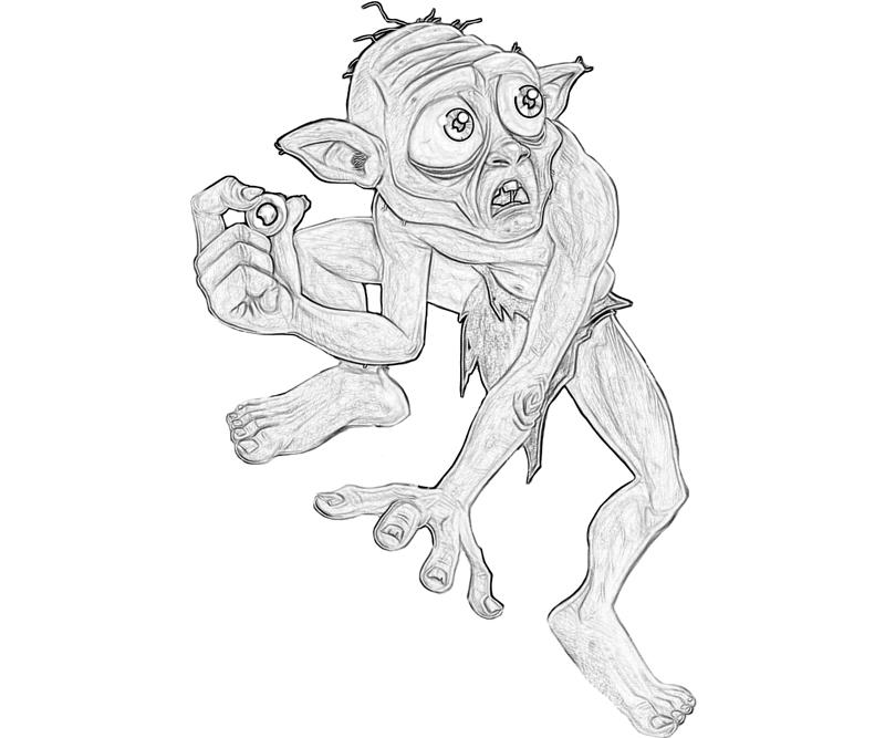 Dibujo para colorear: El Señor de los Anillos (Películas y Series de TV) #70022 - Dibujos para Colorear e Imprimir Gratis