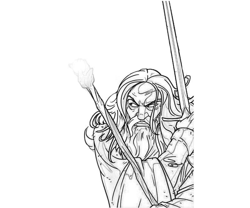 Dibujo para colorear: El Señor de los Anillos (Películas y Series de TV) #70060 - Dibujos para Colorear e Imprimir Gratis