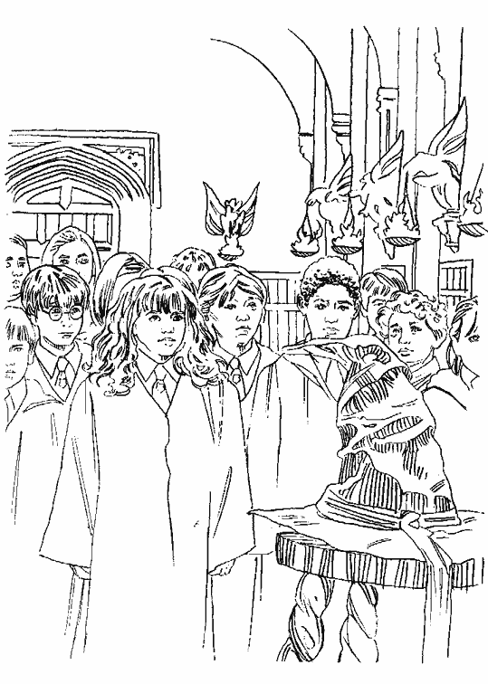Dibujo gratuito Harry Potter #69609 de la coleccion Películas y Series de TV para imprimir