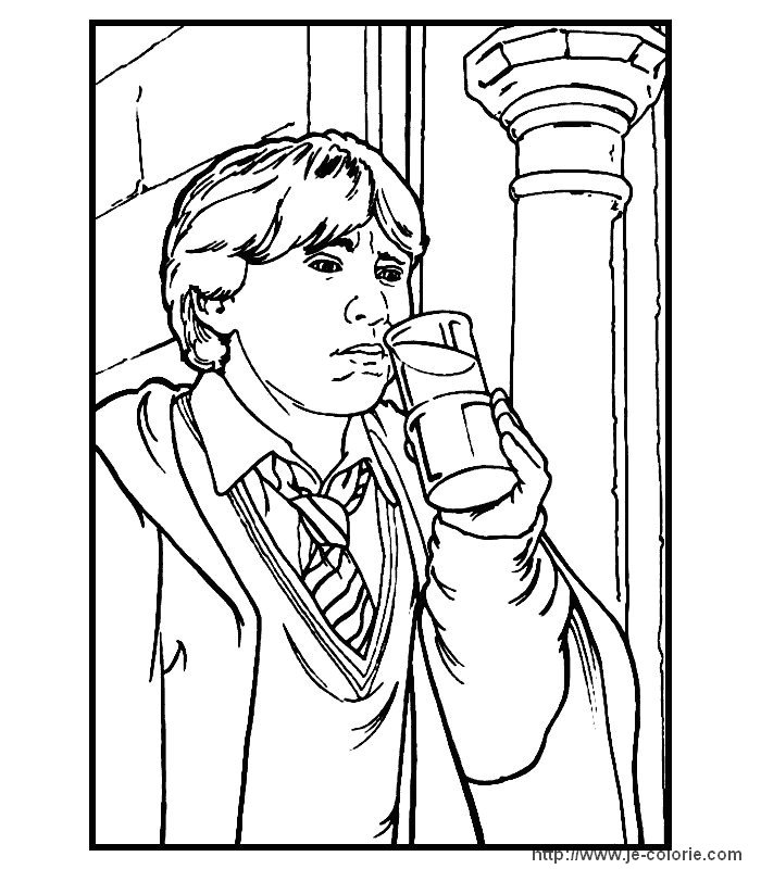Dibujo para colorear: Harry Potter (Películas y Series de TV) #69649 - Dibujos para Colorear e Imprimir Gratis