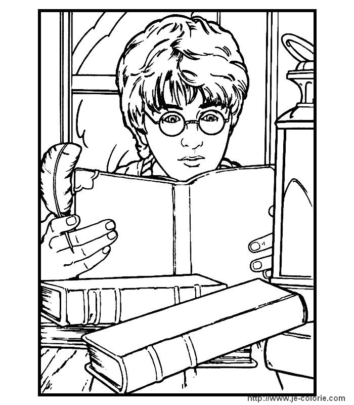 Dibujo para colorear: Harry Potter (Películas y Series de TV) #69747 - Dibujos para Colorear e Imprimir Gratis
