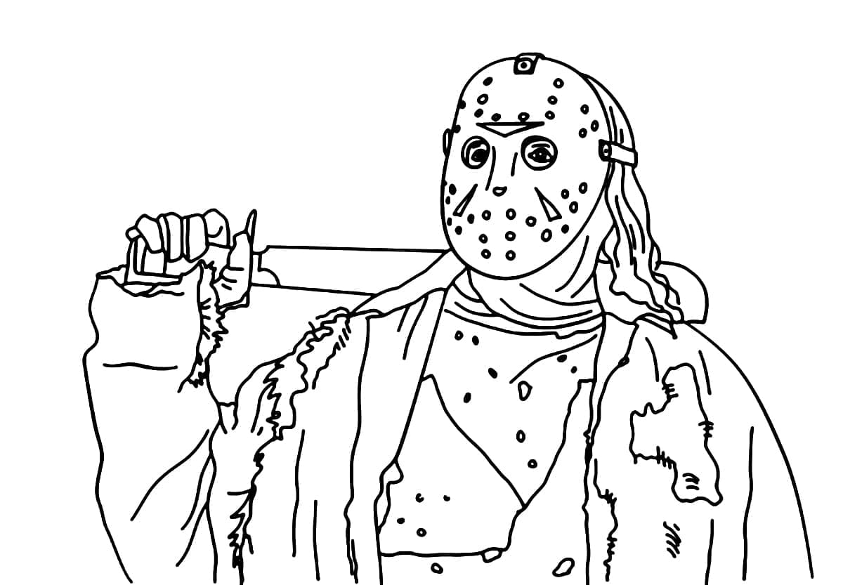 Dibujo gratuito Jason Voorhees #222094 de la coleccion Películas y Series de TV para imprimir Dibujo gratuito Jason Voorhees #222094 de la coleccion Películas y Series de TV para imprimir