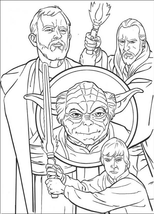 Dibujo gratuito La Guerra de las Galaxias #172367 de la coleccion Películas y Series de TV para imprimir