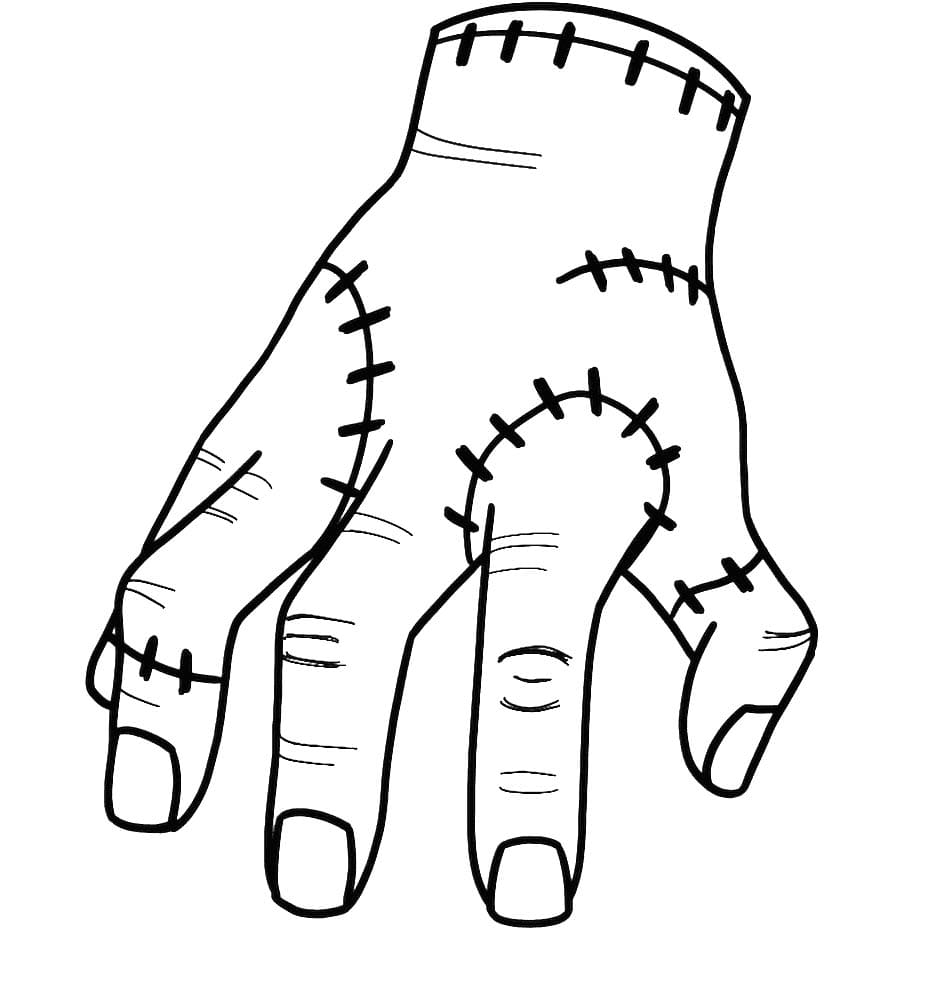 Dibujo gratuito Merlina Addams #189736 de la coleccion Películas y Series de TV para imprimir