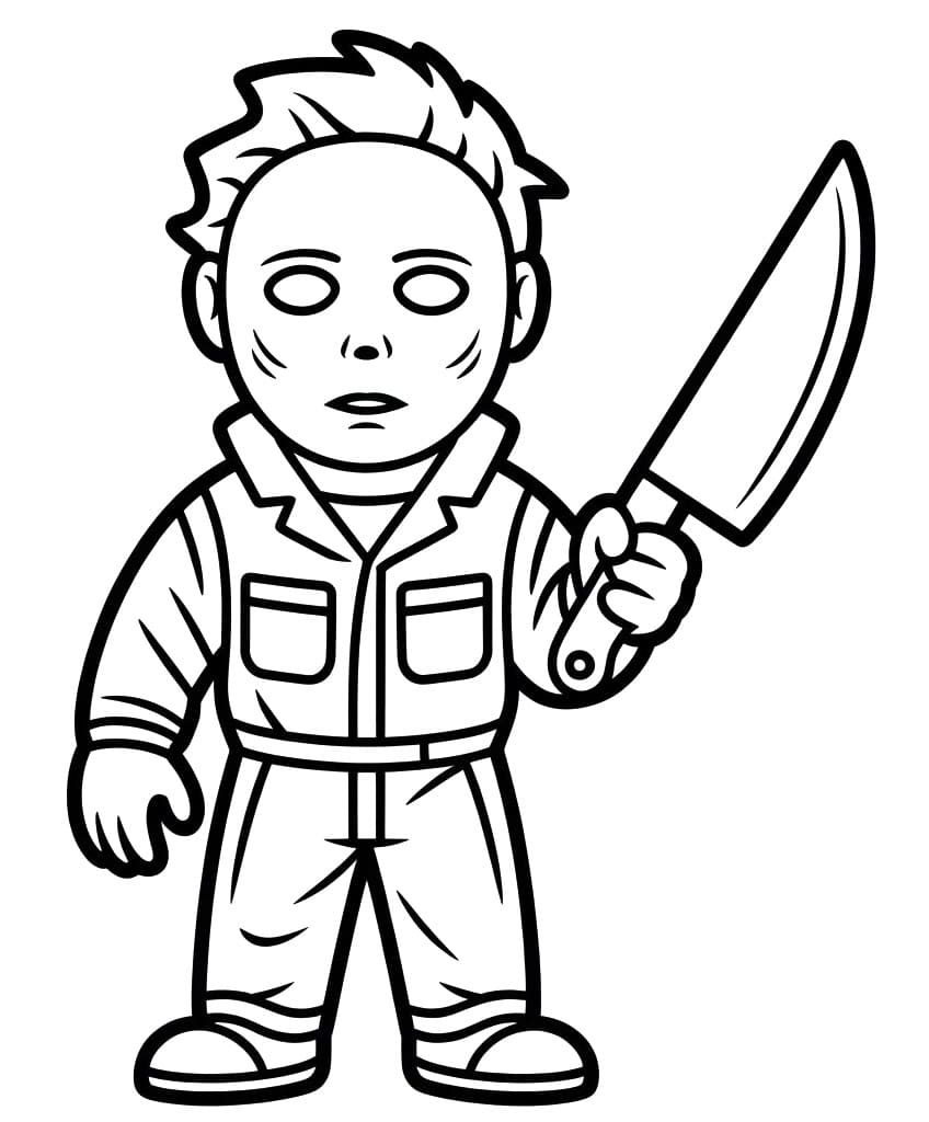 Dibujo gratuito Michael Myers #222112 de la coleccion Películas y Series de TV para imprimir Dibujo gratuito Michael Myers #222112 de la coleccion Películas y Series de TV para imprimir