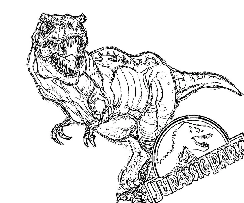 Dibujo para colorear: Parque Jurásico (Películas y Series de TV) #15861 - Dibujos para Colorear e Imprimir Gratis