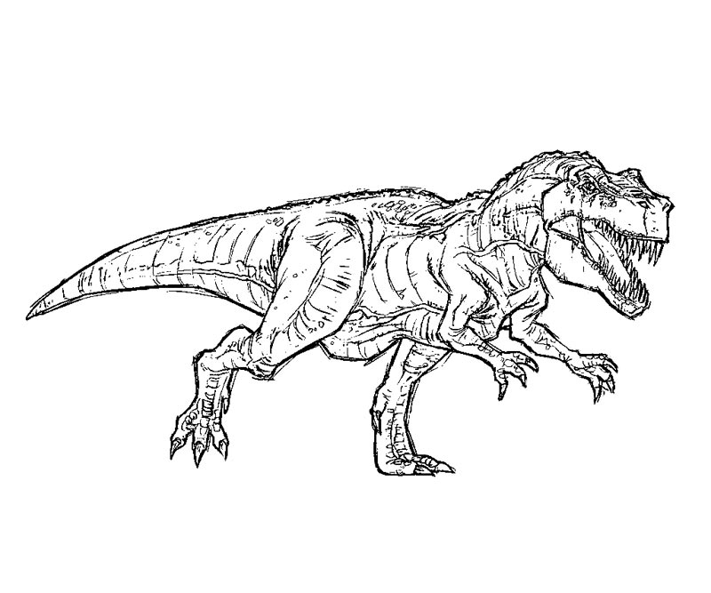 Dibujo para colorear: Parque Jurásico (Películas y Series de TV) #15878 - Dibujos para Colorear e Imprimir Gratis