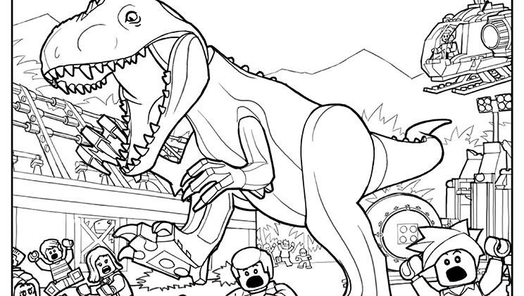 Dibujo para colorear: Parque Jurásico (Películas y Series de TV) #15881 - Dibujos para Colorear e Imprimir Gratis