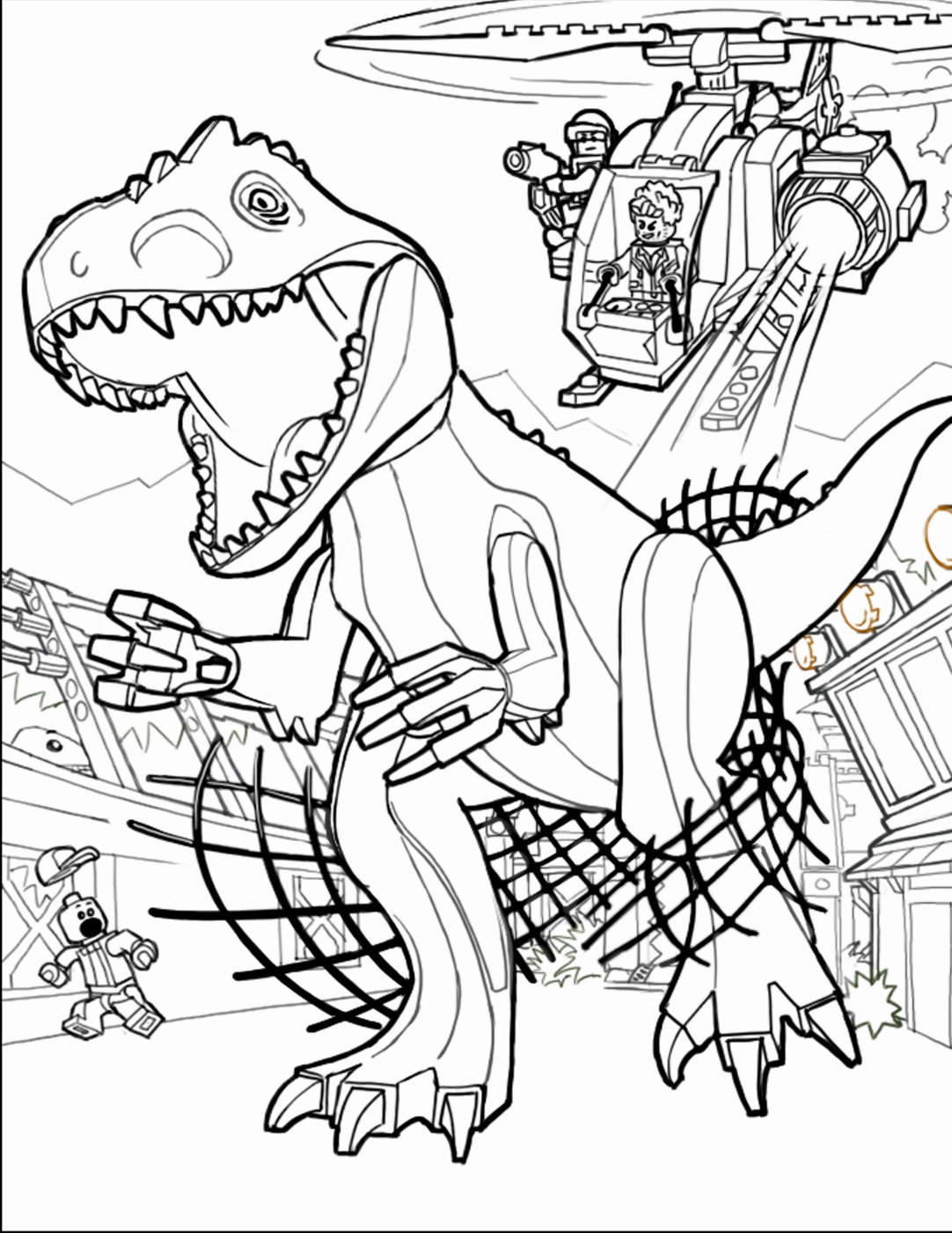 Dibujo para colorear: Parque Jurásico (Películas y Series de TV) #15882 - Dibujos para Colorear e Imprimir Gratis