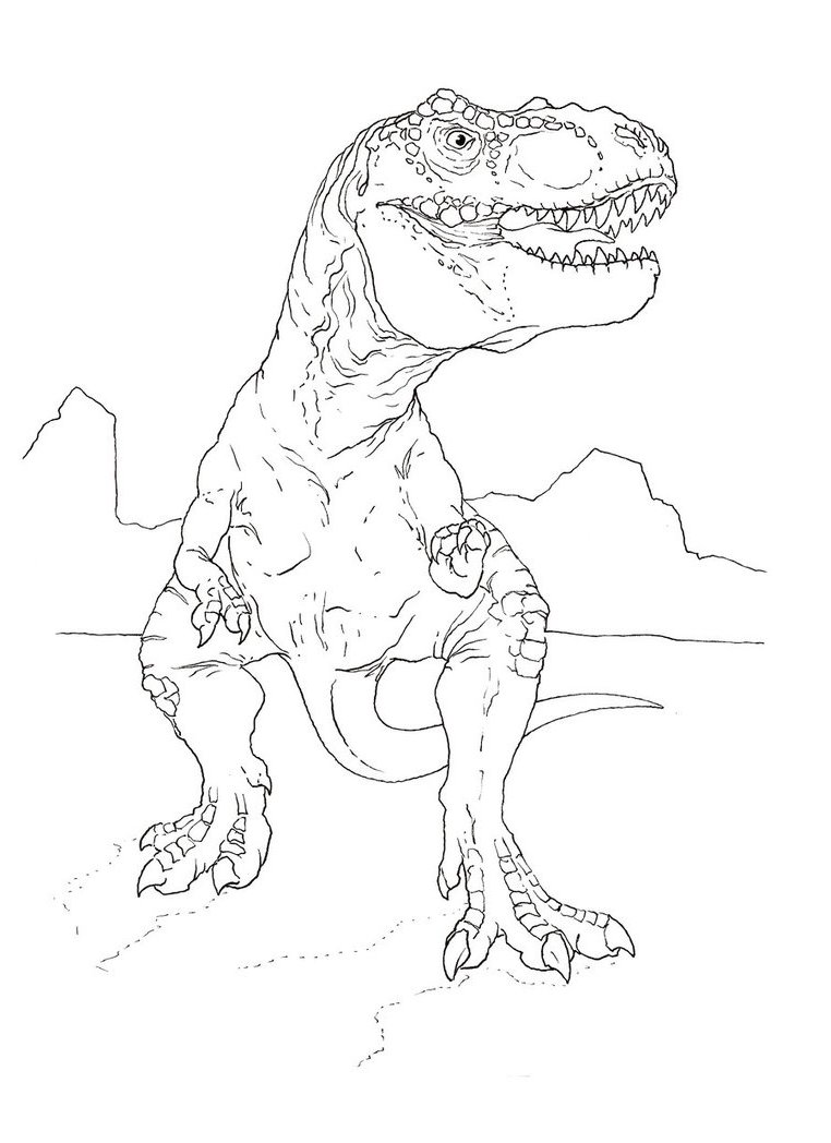 Dibujo para colorear: Parque Jurásico (Películas y Series de TV) #15884 - Dibujos para Colorear e Imprimir Gratis