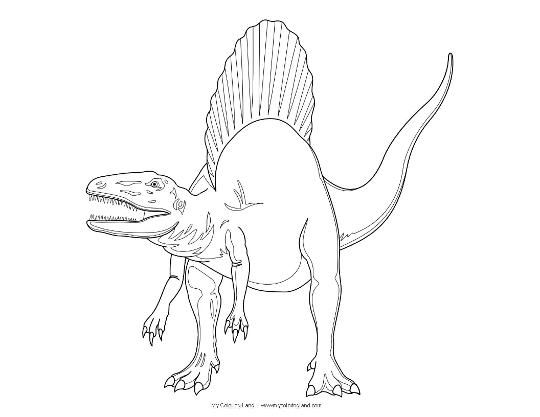 Dibujo para colorear: Parque Jurásico (Películas y Series de TV) #15887 - Dibujos para Colorear e Imprimir Gratis