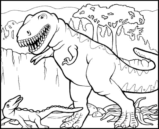 Dibujo para colorear: Parque Jurásico (Películas y Series de TV) #15920 - Dibujos para Colorear e Imprimir Gratis