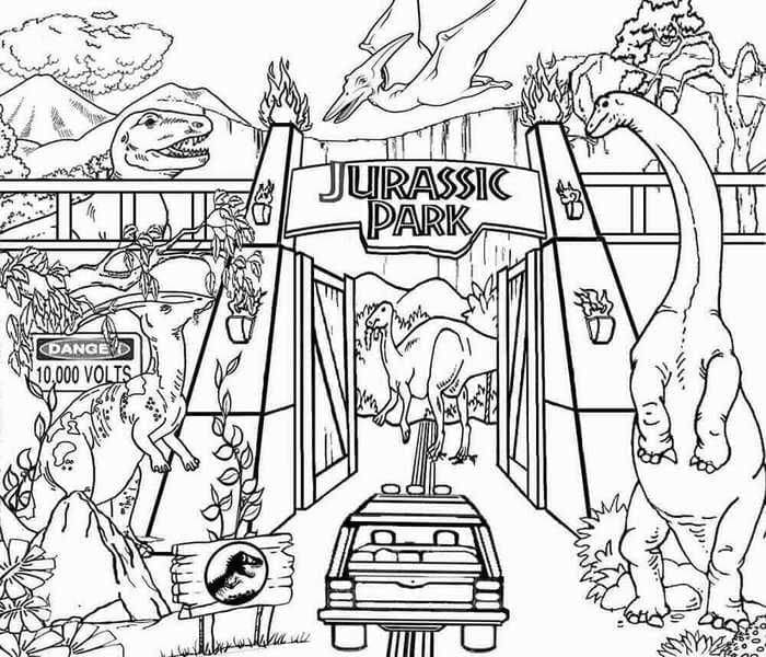 Dibujo gratuito Parque Jurásico #176179 de la coleccion Películas y Series de TV para imprimir