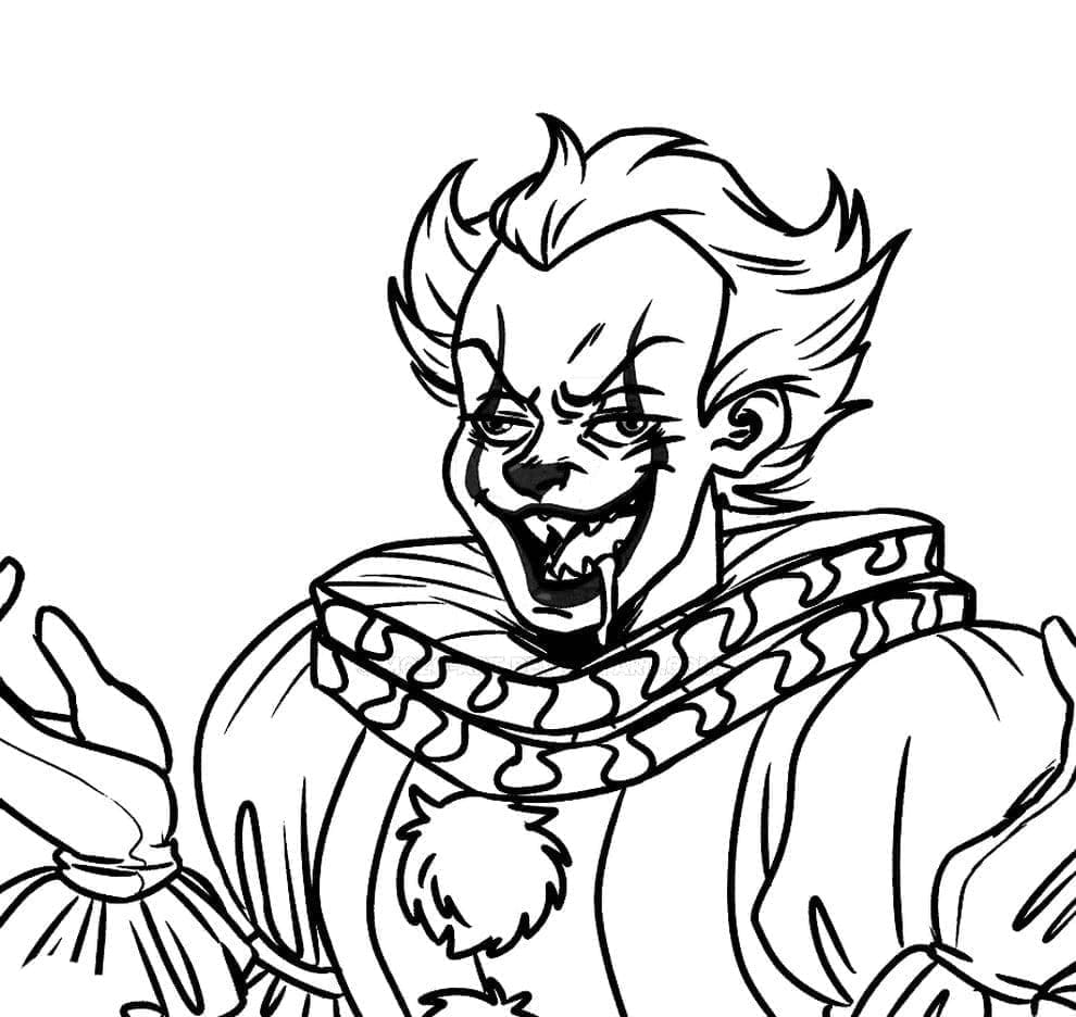 Dibujo gratuito Pennywise #220415 de la coleccion Películas y Series de TV para imprimir