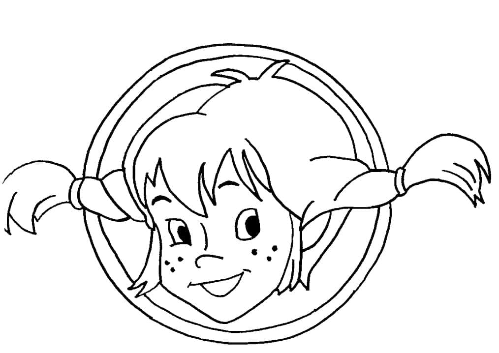 Dibujo gratuito Pippi Calzaslargas #208348 de la coleccion Películas y Series de TV para imprimir