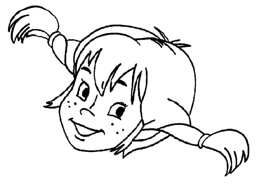 Dibujo gratuito Pippi Calzaslargas #208363 de la coleccion Películas y Series de TV para imprimir