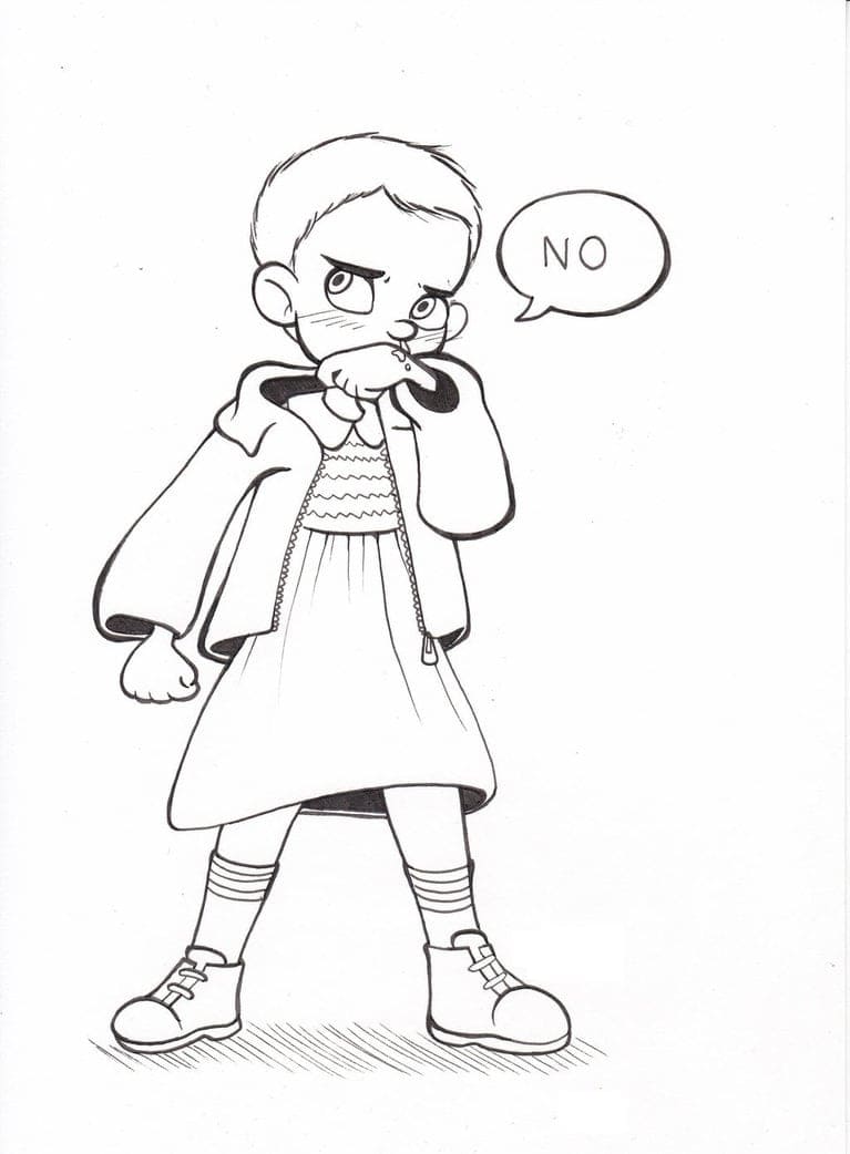 Dibujo gratuito Stranger Things #176163 de la coleccion Películas y Series de TV para imprimir