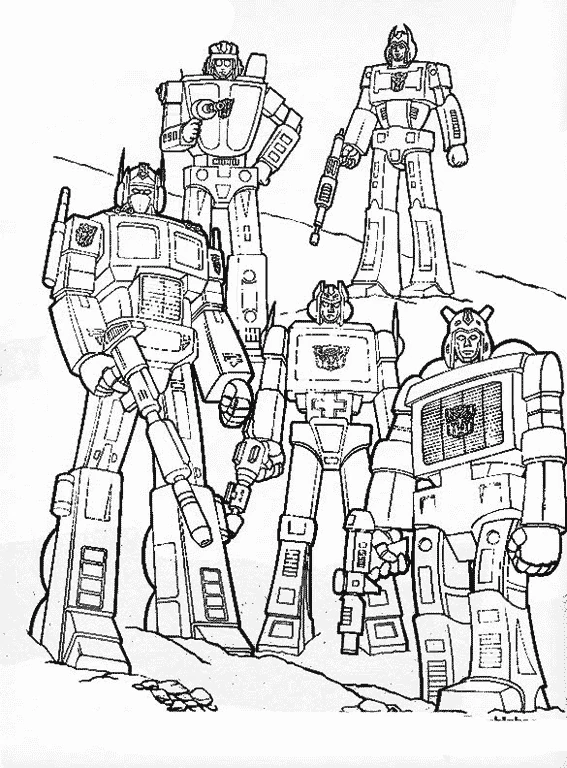 Dibujo gratuito Transformers #75204 de la coleccion Películas y Series de TV para imprimir