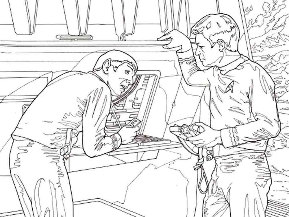 Dibujo gratuito Viaje a las Estrellas #200496 de la coleccion Películas y Series de TV para imprimir