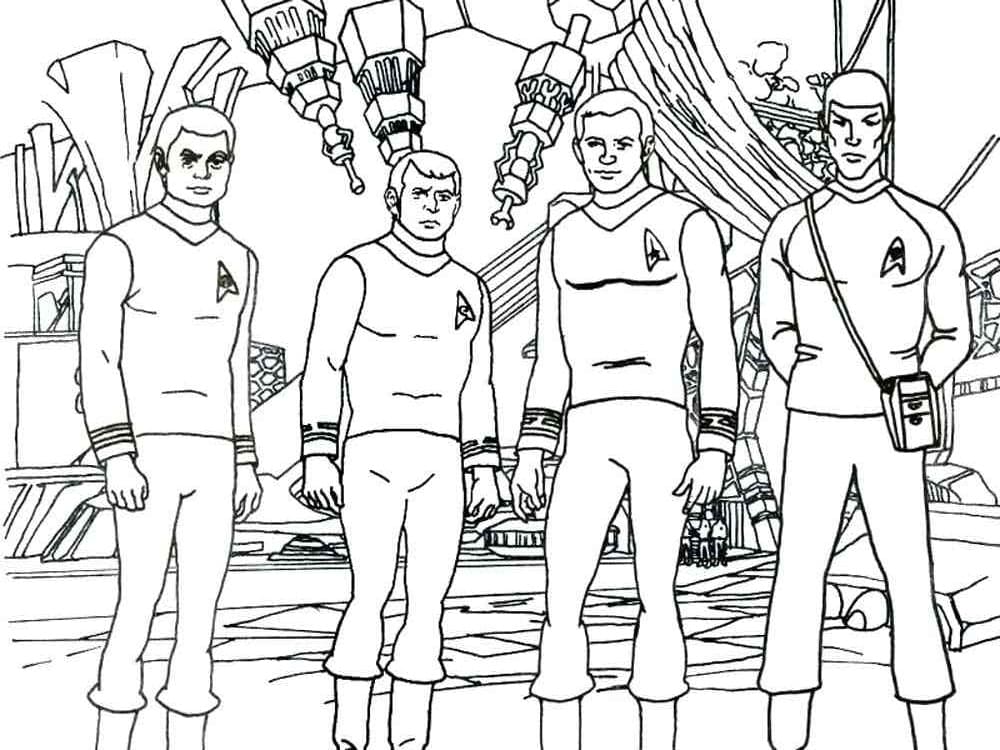 Dibujo gratuito Viaje a las Estrellas #200500 de la coleccion Películas y Series de TV para imprimir