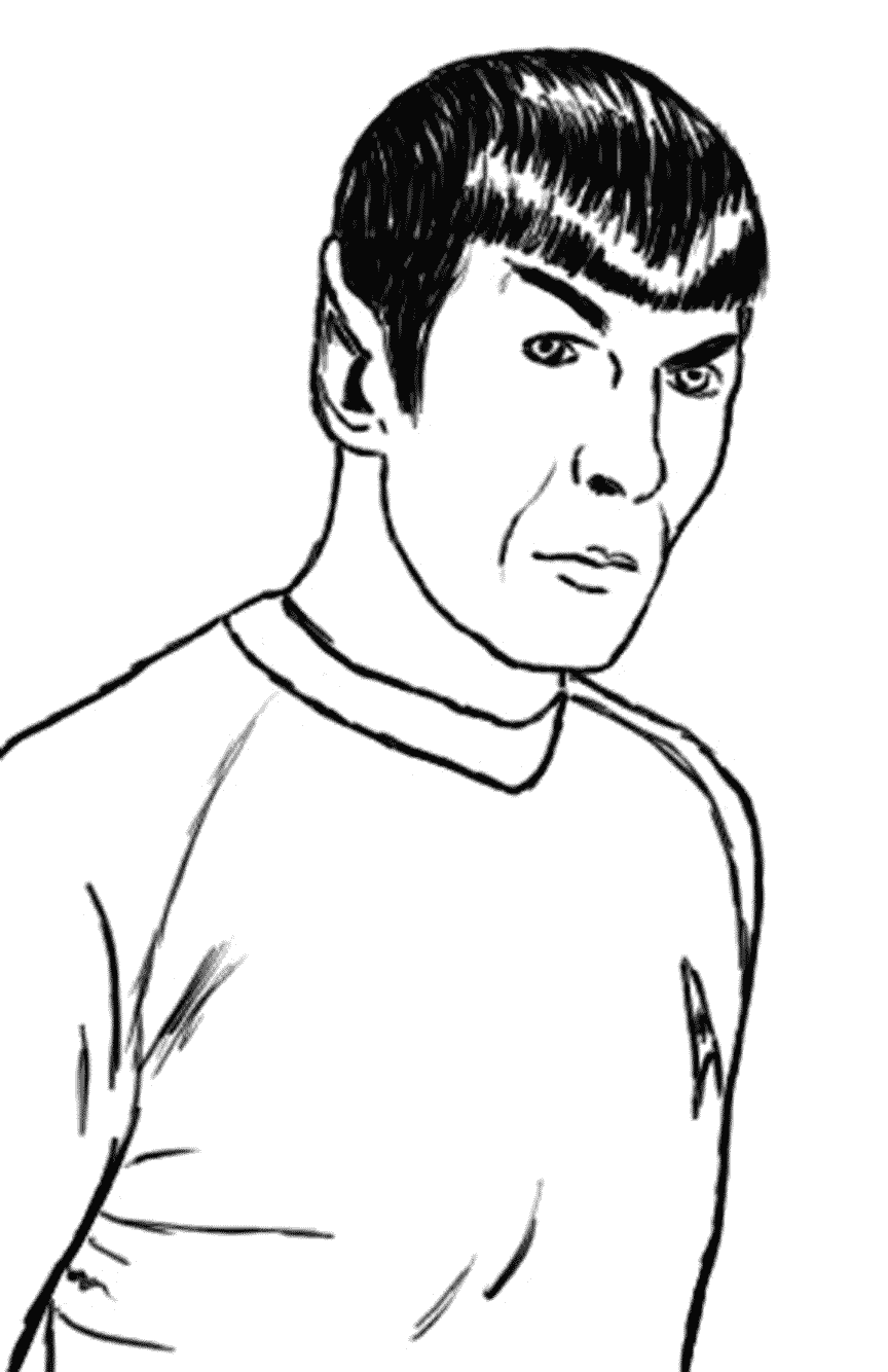 Dibujo para colorear: Viaje a las Estrellas (Películas y Series de TV) #70133 - Dibujos para Colorear e Imprimir Gratis