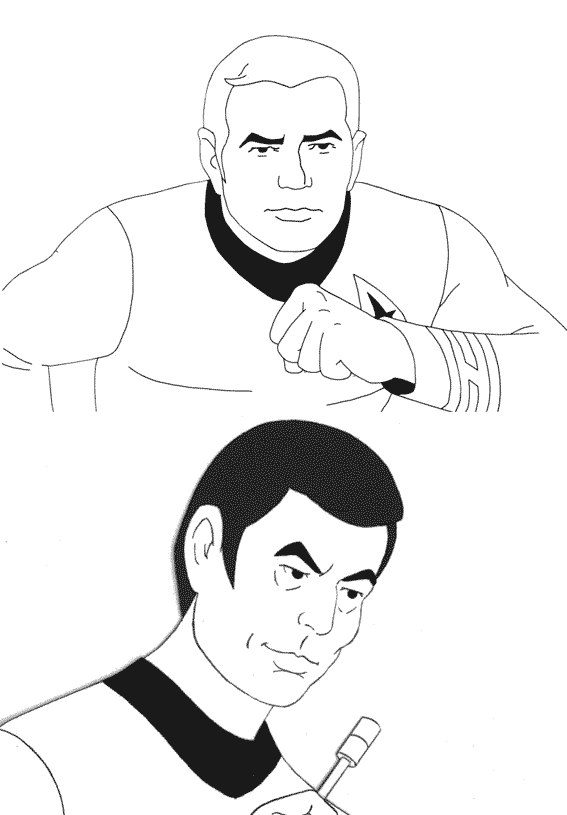 Dibujo para colorear: Viaje a las Estrellas (Películas y Series de TV) #70134 - Dibujos para Colorear e Imprimir Gratis
