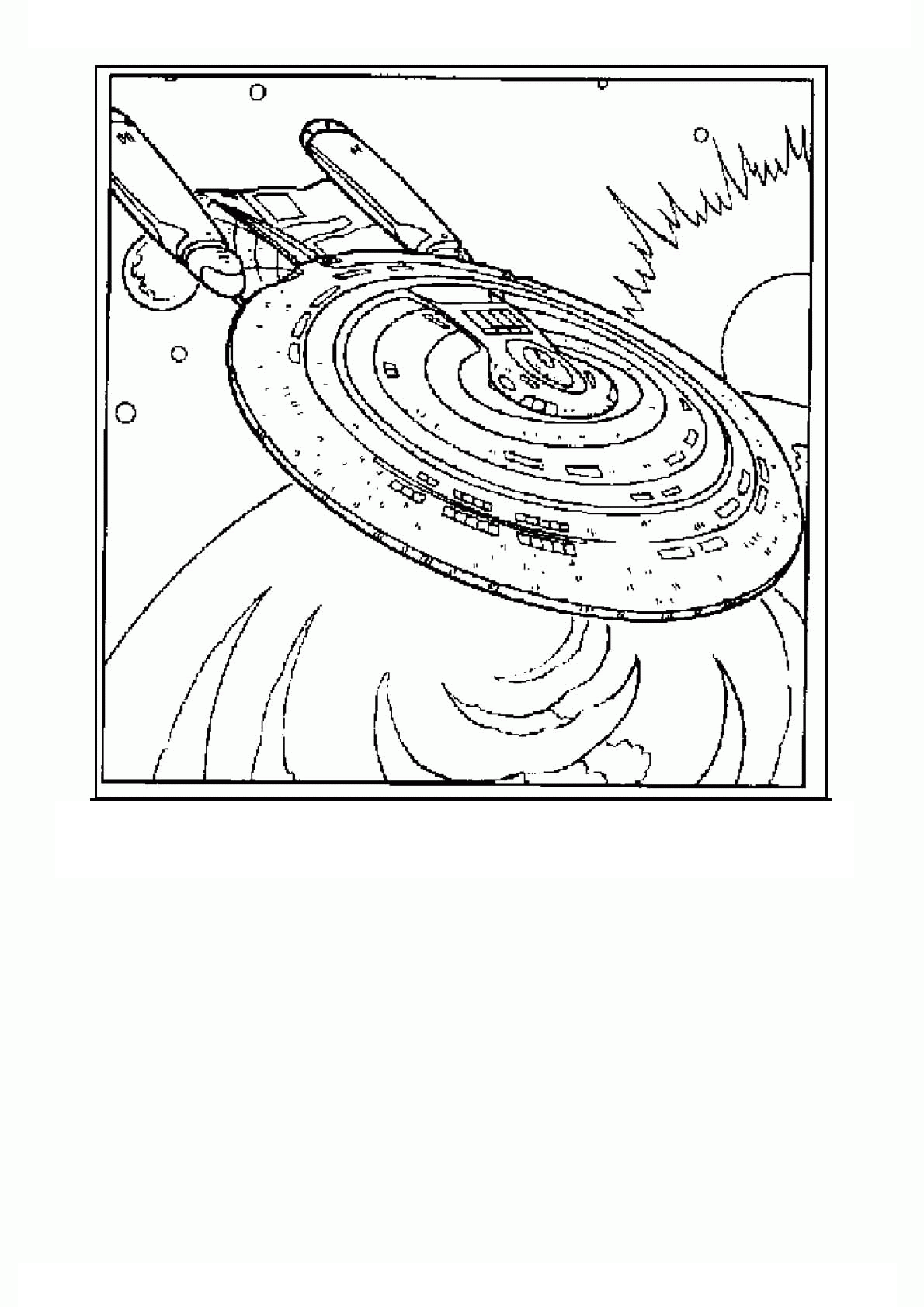 Dibujo para colorear: Viaje a las Estrellas (Películas y Series de TV) #70152 - Dibujos para Colorear e Imprimir Gratis