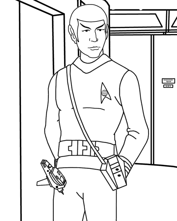 Dibujo para colorear: Viaje a las Estrellas (Películas y Series de TV) #70160 - Dibujos para Colorear e Imprimir Gratis