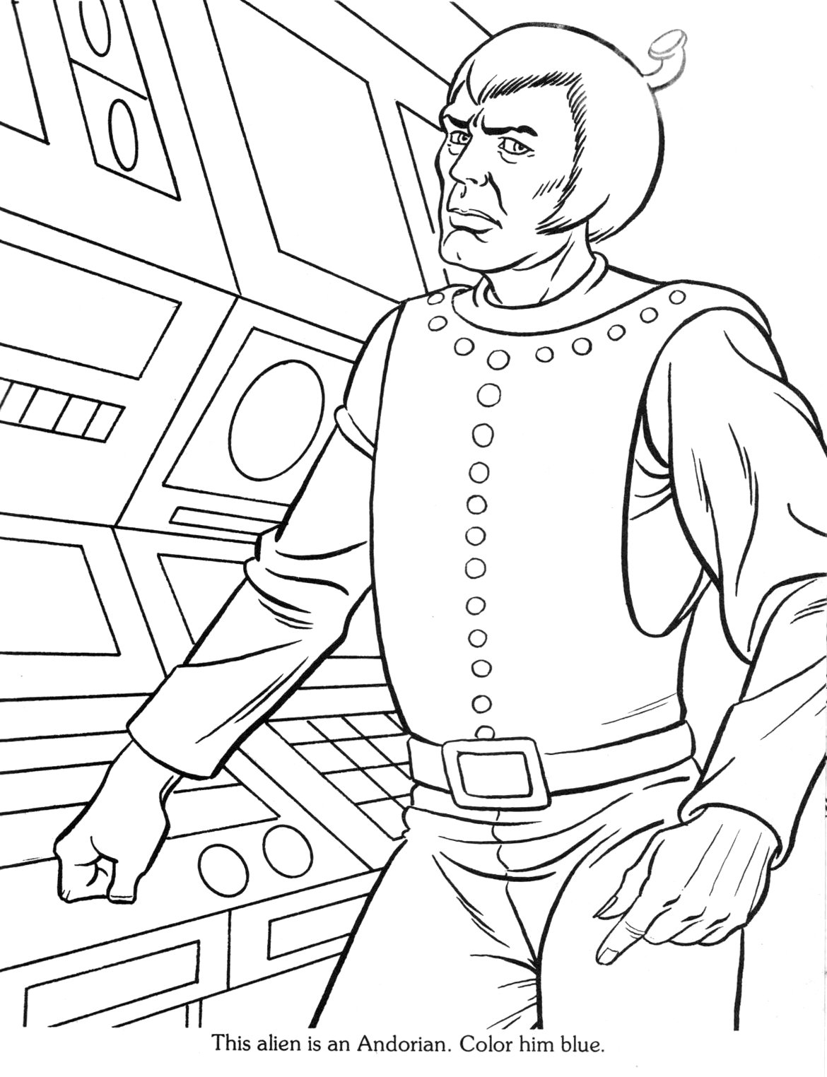 Dibujo para colorear: Viaje a las Estrellas (Películas y Series de TV) #70201 - Dibujos para Colorear e Imprimir Gratis