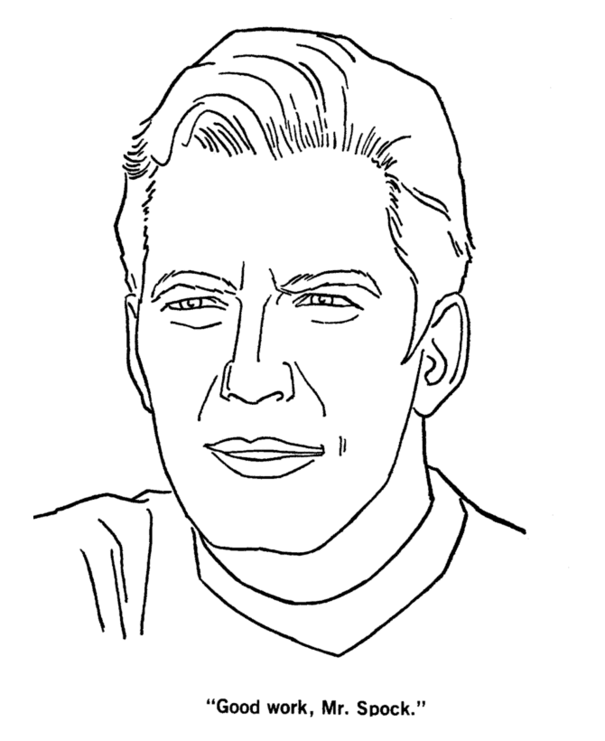 Dibujo para colorear: Viaje a las Estrellas (Películas y Series de TV) #70220 - Dibujos para Colorear e Imprimir Gratis